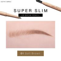 ราคา ดินสอเขียนคิ้ว KATHY AMREZ SUPER SLIM 2B BROW PECIL (18259128763)