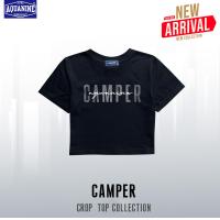 ราคา AQUANINE เสื้อครอป เสื้อยืดผู้หญิง รุ่น Camper เสื้อยืดคอกลม มินิมอล ลิขสิทธิ์แท้ (19809894856)