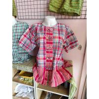 ราคา เสื้อคอกลมทรงฮ่อม เสื้อผ้าขาวม้าคอกลม กระดุมจีน กระดุมสานจริง ใส่ทำงาน เสื้อวัฒนธรรม (16237709726)