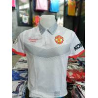 ราคา เสื้อฟุตบอลทีมแมนยูเสื้อโปโลเก่า พิมพ์ลายสวยๆ ระบายอากาศดี ไม่ดูดเหงือ แห้งไว (11377505424)