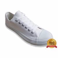 ราคา ถูกสุด ส่งไว แท้ชัวร์ Leo รองเท้าผ้าใบทรงคอนเวิร์ส รุ่น955 ไซส์ 37 45 สีดำล้วน ขาวล้วน (10113615886)