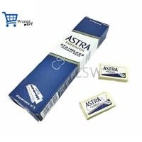ราคา ASTRA ใบมีดโกนสแตนเลส ตราแอสตร้า 2 คม 1 กล่อง 20 กล่องเล็ก รวม 100 ใบ (22593425968)