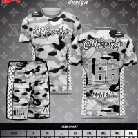 ราคา เสื้อพิมพ์ลาย Zone A รุ่น ชุดจบที่เรา เบาที่สุด ลายพราง ทรงเอ มีเบอร์ วัยรุ่นทรงเอ (23118483024)