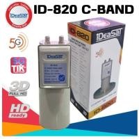 ราคา ไม่มีสกาล่าริง หัวรับสัญญาณIDEASAT C BAND รุ่น ID 820 5G 2 ขั้ว (24142013420)