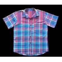 ราคา เสื้อเชิ้ตแขนสั้น ผ้าขาวม้า ลายเล็ก ผ้าฝ้าย100 (10419709982)
