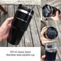 ราคา RuiMing 20OZ stanley starbucks 304 Stainless Steel Vacuum Car Hold Straw Coffee cup Tumbler Large capacity (24382993778)