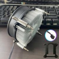 ราคา CPU Air Cooler 4PIN PWM 3PIN PC โปรเซสเซอร์ CPU Cooler หม้อน้ําอลูมิเนียมสําหรับ Intel 1150 1151 1155 1156 Ventilador (24447300099)