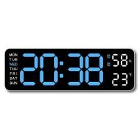 ราคา YP นาฬิกาดิจิตอลติดผนัง นาฬิกาดิจิตอล นาฬิกาแขวนผนัง LED DIGITAL CLOCK แบบติดผนัง มีไฟแบ็คไลท์ Led แสดงวันที่ อุณหภูมิ ขนาดใหญ่ ล ร์พร้อมสายชาท (24502666865)