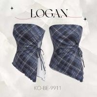 ราคา Logan เกาะอกลายสก็อต ผ้าข้าง พร้อมส่งจากไทย (23594295604)