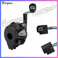 ราคา สวิทช์จับรถจักรยานยนต์ Racingcar มีไฟ Pssing ปลั๊กไฟเตือนแตรไฟเตือนปุ่มสัญญาณเลี้ยวสำหรับฮอนด้า Click150ซ้าย (23372496580)