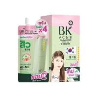 ราคา ยกกล่อง x 6ซอง บีเค เซรั่มซึมลึก x4 BK Acne Cllear Cica Water Gel Serum 8 กรัม (23665090489)