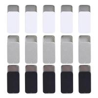 ราคา 15 Pcs Slide Top Tin Containers Mini Metal Tin Box Containers Storage Boxes with Lid for Small Items Black White Silver (22214167781)