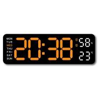 ราคา นาฬิกาดิจิตอลติดผนัง นาฬิกาดิจิตอล นาฬิกาแขวนผนัง LED DIGITAL CLOCK แบบติดผนัง มีไฟแบ็คไลท์ Ledแสดงวันที่ อุณหภูมิ5503 (23339633833)
