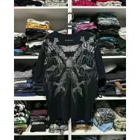 ราคา TAPOUT ใหม่ Y2K สีแดงพิมพ์เสื้อยืดผู้ชาย Hip Hop รอบคอขนาดใหญ่แขนสั้น Casual Gothic TEE เสื้อผ้าเด็ก TShirt Tops (23990146945)