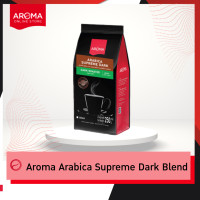 ราคา Aroma Coffee เมล็ดกาแฟคั่ว Arabica Supreme Dark Blend Bean ชนิดเม็ด บรรจุ 250 กรัม ซอง (24248459403)