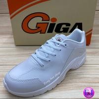 ราคา GIGA LA 130 รองเท้าผ้าใบแบบหนัง ผูกเชือก 36 41 สีขาว (11189552770)