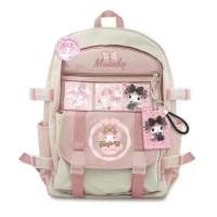 ราคา FXSAXUNN Sanrio การ์ตูนผู้หญิงเป้สะพายหลังนักเรียนโรงเรียนกระเป๋าสำหรับสาว ๆ กระเป๋าเป้สะพายหลังผ้า Oxford ขนาดใหญ่ (24633587587)