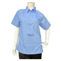 ราคา เสื้อกีฬาพละสีฟ้าอ่อน ผ้าโทเร ชุดพละนักเรียนไซส์ระดับมัธยม (21287677648)