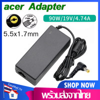 ราคา Acer Adapter19V 4 74A 5 5x1 7mm อแดปเตอร์ Acerสายชาร์จโน๊ตบุ๊คสำหรับAcerที่ชาร์แบตเตอรี่ สินค้าคุณภาพB43 (7345468569)
