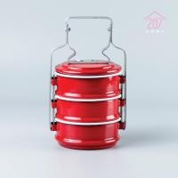 ราคา ปิ่นโต ปิ่นโตใบเล็ก ปิ่นโตเคลือบ หลากสี ตรากระต่าย ขนาด 10cm x 3ชั้น (19340257184)