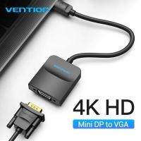 ราคา Vention Mini DisplayPort to VGA Adapter 1080P Thunderbolt 2 VGA Converter สำหรับโปรเจคเตอร์ Mini DP to VGA Adapter (1994902490)