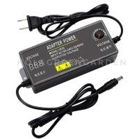 ราคา 12V 5A อะแดปเตอร์ ปรับไฟ ปรับโวลต์ ปรับแรงดันไฟ แหล่งจ่ายไฟ Adjustable Power Supply Adapter (20093303926)