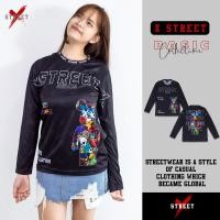 ราคา เสื้อยืดแขนยาว หมีเบสิค XSTREET TeddyBear Basic เสื้อยืดคอกลมแขนยาวพิมพ์ลาย ผ้าไมโครฯระบายอากาศดี (24438832552)