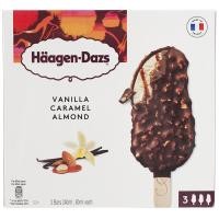 ราคา ฮาเก้นดาสวานิลลาอัลมอน69X3 HD Vanilla Caramel Almond69gX3 (23055369032)