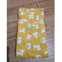 ราคา ชุดนอนผู้ใหญ่ ไซส์รองฟรีไซส์ 14 16 แขนสั้น ขาสั้น ผ้ายืด แบบคอกลม กระดุม 2 เม็ด (23190863523)