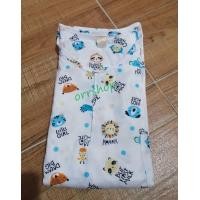 ราคา ชุดนอนผู้ใหญ่ ไซส์รองฟรีไซส์ 14 16 แขนสั้น ขาสั้น ผ้ายืด แบบคอกลม กระดุม 2 เม็ด (23190863522)