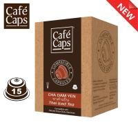ราคา Cafecaps แคปซูลชา ใช้กับเครื่อง Nescafe Dolce Gusto Cha Dam Yen 1 กล่อง X15 แคปซูล รสชาติชาไทยแบบคลาสสิคและดั้งเดิม (24384439951)