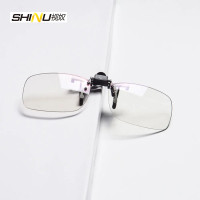 ราคา SHINU คลิปบนแว่นตาป้องกันแสงสีฟ้าคลิปโพลาไรซ์แว่นตากันแดดสีส้มเลนส์แสงสีฟ้าสีเหลือง Blocking เลนส์ขับรถสีน้ําตาลสีเทา (24435523930)