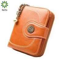 ราคา QuXis กระเป๋าสตางค์หนัง PU สตรีกระเป๋าเงินใบสั้นขนาดเล็กวินเทจกระเป๋าเงินหนังมันกระเป๋าสตางค์แฟชั่นสำหรับผู้หญิงกระเป๋าใส่เหรียญมีซิปที่ใส่บัตร2022 (14378700363)