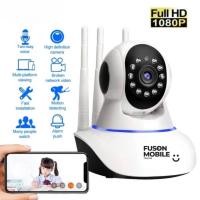 ราคา fmk V380 กล้องวงจรปิดไร้สาย กล้องวงจรปิด V380 Pro รุ่นใหม่ความชัดมาก ล้านพิกเซล Wifi Wirless IP camera กล้องรักษาความปลอดภัย (23633324089)