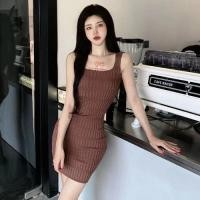 ราคา Kim shopพร้อมส่ง เดรสไหมพรมแขนกุด มินิเดรส งานถักลาย เซ็กซี่ๆ เนื้อผ้ายืดหยุ่นตามตัว 20028 1 (14165550932)