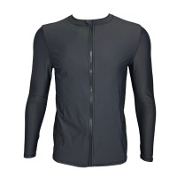 ราคา เสื้อว่ายน้ำชายรุ่น91636เสื้อแขนยาวสีพื้นสวยมากค่ะมีซิปรูดยาวข้างหน้ามีซับใน (23778326492)