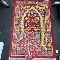 ราคา PU84พรมปูละหมาดแบบกระเป๋า สามารถสะพายข้างแบบพกพาได้ ขนาดไซส์ 120 68 เซนติเมตร สินค้านำเข้าจากต่างประเทศ เสื้อผ้ามุสลิม (19712410581)