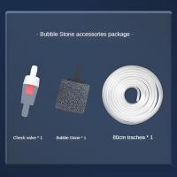 ราคา Silent nano air tray bubble stone fish tank specific bubble tray trachea check valve (22855367286)