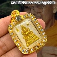 ราคา พระคำข้าวรุ่น2ปิดทอง หลวงพ่อฤาษีลิงดำ วัดท่าซุง พร้อมกรอบฝังเพชรสวยงาม พุทธคุณครอบจักวาล และเรื่องโชคลาภ (18642107542)