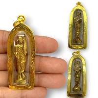 ราคา ANU 09 รูปหล่อพระสิวลีหลวงพ่อแพ เลี่ยมกรอบทองไมครอนเกรด A กันน้ำ บูชาเสริมโชคลาภเงินทองการค้าขาย (19162702281)