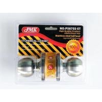 ราคา ลูกบิดประตู ลูกบิดห้องนอน ลูกบิดสแตนเลส มีกุญแจ 3 ดอก สแตนเลส ลูกบิดห้องน้ำ JMK No P587SS BK (24376194396)