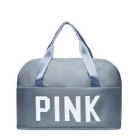 ราคา กระเป๋าเดินทาง กระเป๋าเสื้อผ้า Pink แบบ 2 ชั้น ใบใหญ่จุใจ ใส่ของได้เยอะมาก ด้านหลังมีช่องเสียบกับกระเป๋าเดินทางได้ (24090703346)