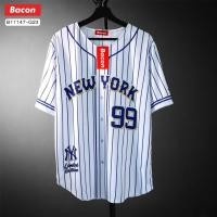 ราคา ส่งจากไทย เสื้อกีฬา Oversize เบสบอล New york 99 (16986671035)