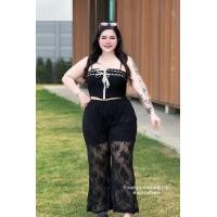 ราคา A21กางเกงสาวอวบ ผ้าลูกไม้ ทรงขาม้า แฟชั่นสาวอวบ เสื้อผ้าพลัสไซส์ สาวอวบอ้วน plussize bigsize (24098877959)