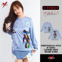 ราคา เสื้อยืดแขนยาว หมีเบสิค XSTREET TeddyBear Basic เสื้อยืดคอกลมแขนยาวพิมพ์ลาย ผ้าไมโครฯระบายอากาศดี (24438832524)