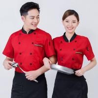 ราคา เสื้อเชฟแขนสั้น แขนยาว เสื้อพนักงานเสิร์ฟ ใส่สบาย ผ้าcotton คอจีน (16443170881)