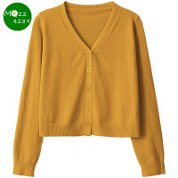 ราคา MQzz4289 พร้อมส่ง คาร์ดิแกน เสื้อไหมพรม เสื้อคลุม เสื้อแขนยาว cardigan คอวี ผ้านิ่ม Freesize (23171912846)