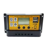 ราคา โซล่าชาร์จเจอร์ 30A PWM Solar charge controller 12 24V auto 30A คอนโทรลชาร์จ ชาร์จโซล่าเซลล์ ชาร์จพลังงานแสงอาทิตย์เก็บไฟลงแบตเตอรี่ ระบบ PWM ขนาด 30 แอมป์ (22690413585)