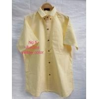 ราคา เสื้อเชิ้ตผู้ชายแขนสั้น สีดำ มี 24สี ผ้าอ๊อกฟอร์ด (23366089207)