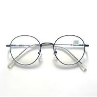 ราคา แว่นสายตาสั้น ทรงหยดน้ำ เลนส์บลู กรอบโลหะ ป้องกันรังสีสีฟ้า แว่นตาป้องกันคอมพิวเตอร์ 607 (22530165533)